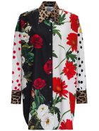 Dolce & Gabbana Oversize Cotton Poplin Shirt Dolce & Gabbana Oversize Cotton Poplin Shirt - Multicolor
