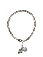 Alexander McQueen Pavè Skull Bracelet Alexander McQueen Pavè Skull Bracelet - ARGENTO