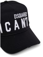 Dsquared2 Black And White Cotton Icon Hat Dsquared2 Black And White Cotton Icon Hat - White/black