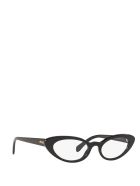 Miu Miu Miu Miu Mu 01sv Black Glasses Miu Miu Miu Miu Mu 01sv Black Glasses - BLACK