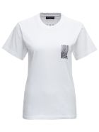 Balenciaga Barcode White Cotton T-shirt Balenciaga Barcode White Cotton T-shirt - White