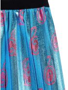 Gucci Gg Apple Lamé Jacquard Skirt Gucci Gg Apple Lamé Jacquard Skirt - Light blue