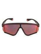 MSGM Polaroid Logo Sunglasses MSGM Polaroid Logo Sunglasses - Black