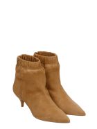 Alchimia Low Heels Ankle Boots In Leather Color Suede Alchimia Low Heels Ankle Boots In Leather Color Suede - leather color