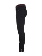 Man Black Jeans With Logo Band Alexander McQueen Man Black Jeans With Logo Band - Black
