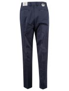 Paul&Shark Ribbed Waist Plain Trousers Paul&Shark Ribbed Waist Plain Trousers - Blue