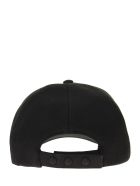 Burberry Monogram Motif Cotton Jersey Baseball Cap Burberry Monogram Motif Cotton Jersey Baseball Cap - Black