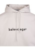Unisex Grey "new Copyright" Hoodie Balenciaga Unisex Grey "new Copyright" Hoodie - Cement grey/black