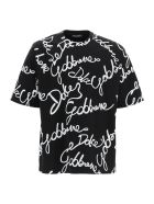 Oversize All-over Logo T-shirt Dolce & Gabbana Oversize All-over Logo T-shirt