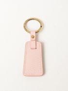 Salvatore Ferragamo Key Chain Salvatore Ferragamo Gancini Key Ring In Leather Salvatore Ferragamo Key Chain Salvatore Ferragamo Gancini Key Ring In Leather - Pink