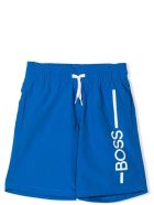 Hugo Boss Swimsuit With Print Hugo Boss Swimsuit With Print - Blue