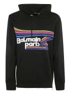 Balmain Logo Print Hoodie Balmain Logo Print Hoodie - Multicolor