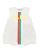 Gucci Beige Set For Babykids With Web Detail Gucci Beige Set For Babykids With Web Detail - Beige