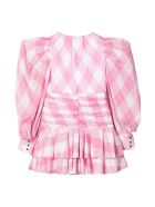 Balmain Teen Pink Dress Balmain Teen Pink Dress - Bianco/rosa