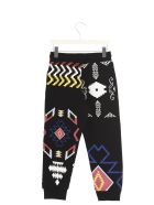 Marcelo Burlon Patchwork Folk Jogging Pant Marcelo Burlon Patchwork Folk Jogging Pant - Black Multic