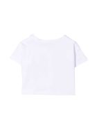 Monnalisa White T-shirt Monnalisa White T-shirt - Bianco