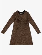 Fendi Dress With Ff Vertigo Logo Fendi Dress With Ff Vertigo Logo - Tobacco