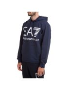 Emporio Armani Ea7 Cassandra Hoodie EA7 Emporio Armani Ea7 Cassandra Hoodie - Blu