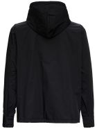 Givenchy Black Nylon Hooded Jacket With Logo Givenchy Black Nylon Hooded Jacket With Logo - Black