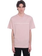 Throwback T-shirt In Rose-pink Cotton Throwback T-shirt In Rose-pink Cotton - rose-pink
