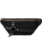 Versace Nylon Belt Bag With Leather Details Versace Nylon Belt Bag With Leather Details - black