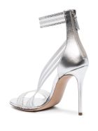 Casadei Julia Venus Planet Silver Sandals Casadei Julia Venus Planet Silver Sandals - Metallic