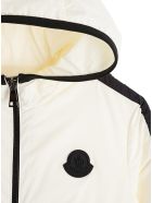 Moncler Denata Jacket In Black And White Nylon Moncler Denata Jacket In Black And White Nylon - White
