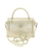 Monnalisa Glittered Pvc Crossbody Bag Monnalisa Glittered Pvc Crossbody Bag - Metallic