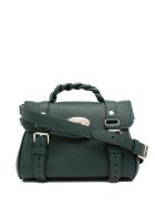 Mulberry Mini Alexa Green Leather Crossbody Bag Mulberry Mini Alexa Green Leather Crossbody Bag - Green