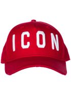 Dsquared2 Icon Baseball Cap Dsquared2 Icon Baseball Cap - Rosso