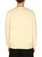 Kenzo Sweater With Multicolor Logo Kenzo Sweater With Multicolor Logo - Crema