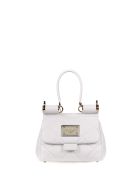 White Leather Handbag Dolce & Gabbana White Leather Handbag - BIANCO OTTICO