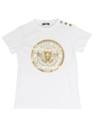 Balmain Cotton T-shirt Balmain Cotton T-shirt - WHITE