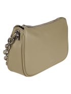 Furla Top Zipped Chain Shoulder Bag Furla Top Zipped Chain Shoulder Bag - Beige