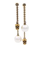 Alexander McQueen Pearly Skull Earring Alexander McQueen Pearly Skull Earring - Mix