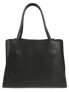 Open Top Logo Stamped Tote Prada Open Top Logo Stamped Tote - Nero.