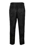 Saint Laurent Satin Pleated Trousers Saint Laurent Satin Pleated Trousers - Black