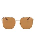 Gg0802s Sunglasses Gucci Gg0802s Sunglasses - 002 GOLD GOLD BROWN