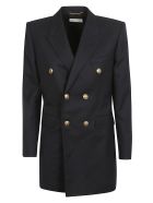 Saint Laurent Double-breasted Blazer Saint Laurent Double-breasted Blazer - Navy