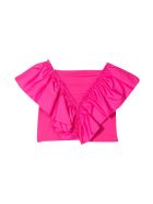 Monnalisa Top Con Ruches Monnalisa Top Con Ruches - Rosa