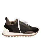 Brunello Cucinelli Classic Lace-up Sneakers Brunello Cucinelli Classic Lace-up Sneakers - Black/Grey