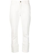 Merci White Crop Jeans Merci White Crop Jeans - White