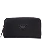 Mirrored Bolts Flames Wallet Emporio Armani Mirrored Bolts Flames Wallet - Nero