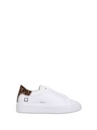 D.A.T.E. Sfera White Sneaker D.A.T.E. Sfera White Sneaker - WHITE LEOPARD