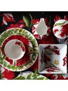 Square Tray - Emotion Collection Taitù Square Tray - Emotion Collection - Red & Black