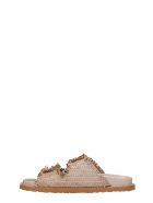Coral Blue Flats In Powder Wool And Polyamide Coral Blue Flats In Powder Wool And Polyamide - powder