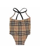 Burberry Swimwsuit Burberry Swimwsuit - Beige Check