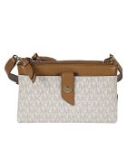 Michael Kors Mk Charm Medium Phone Crossbody Michael Kors Mk Charm Medium Phone Crossbody - Vanilla/Acorn