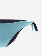 Fisico - Cristina Ferrari Two-tone Bikini Bottoms With Side Knot Fisico - Cristina Ferrari Two-tone Bikini Bottoms With Side Knot - Turchese+nero