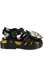 Melissa Black Sandals With Felix For Boy Melissa Black Sandals With Felix For Boy - Black